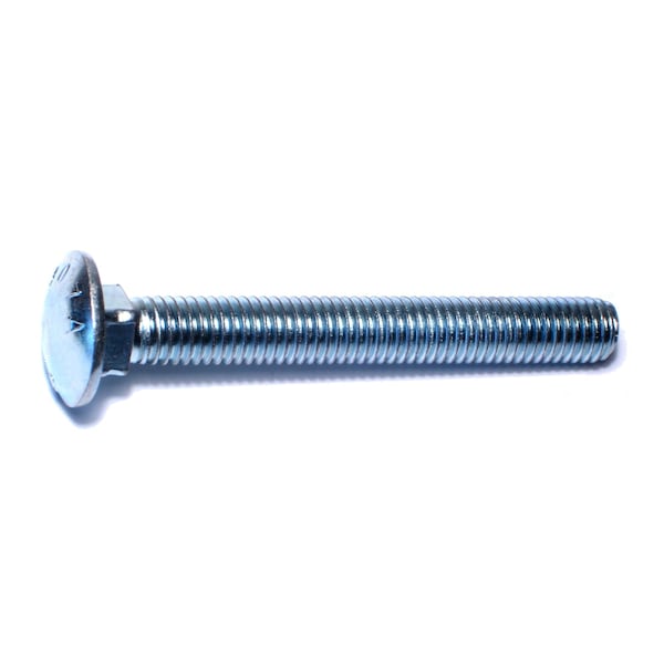 Midwest Fastener Carriage Bolt, Square Neck, 13 (Coarse), 4 in L, Steel, Zinc Plated, 25 PK 01145 - main
